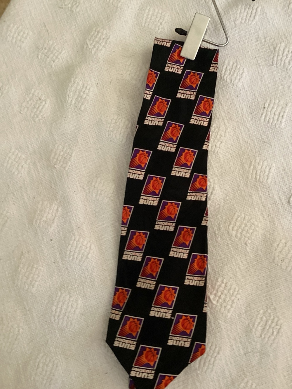 NBA Phoenix Suns Team Necktie, BLACK ORANGE